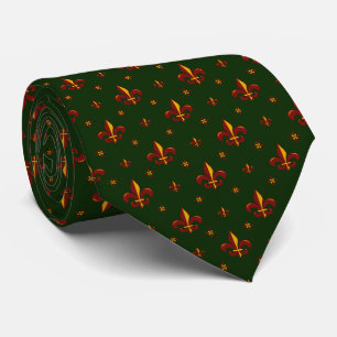 Fleur De Lis Neck Tie