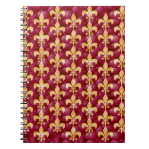 Fleur de lis notebook