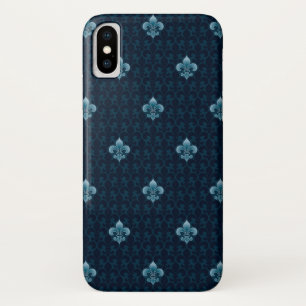 Fleur De Lis Pattern iPhone X Case