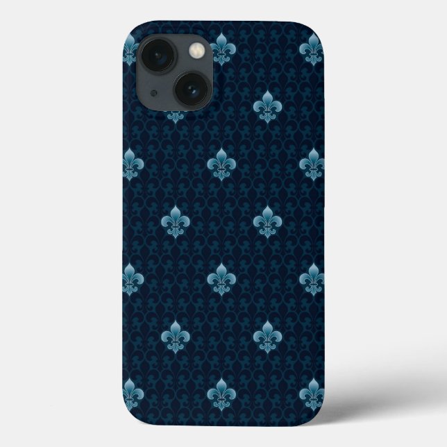 Fleur De Lis Pattern Case-Mate iPhone Case (Back)