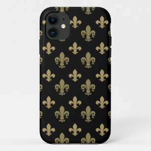 Fleur de lis pattern iPhone 11 case