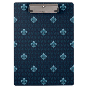 Fleur De Lis Pattern Clipboard