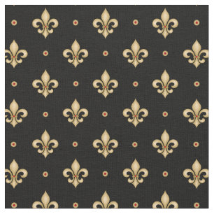 Fleur De Lis Pattern Fabric