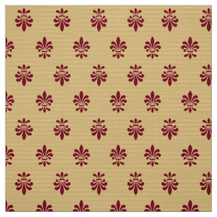 Fleur De Lis Pattern Fabric