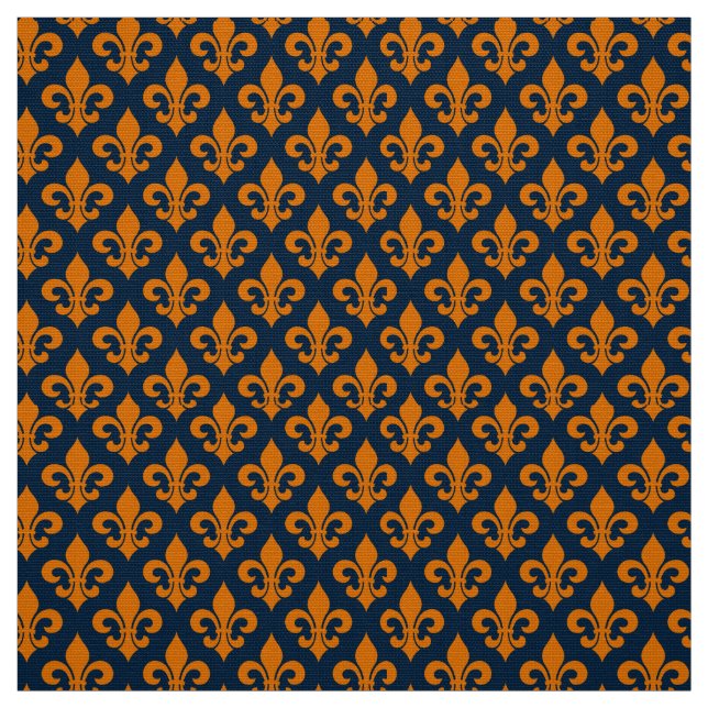 Fleur De Lis Pattern Fabric (Swatch)