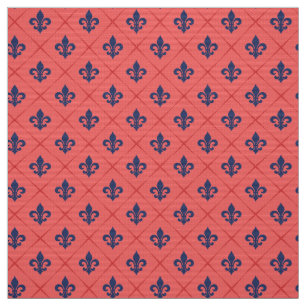 Fleur De Lis Pattern Fabric