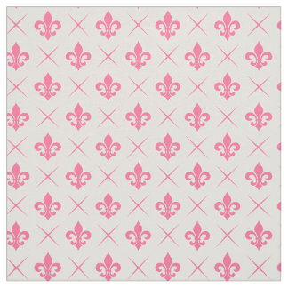 Fleur De Lis Pattern Fabric