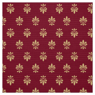 Fleur De Lis Pattern Fabric