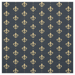 Fleur De Lis Pattern Fabric