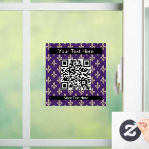 Fleur de Lis Pattern, French, Royal, Cream, Purple