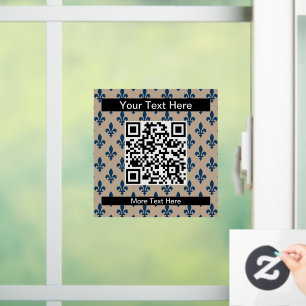 Fleur de Lis Pattern, French, Royal, Navy Blue