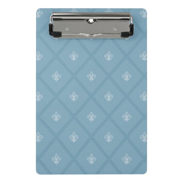 Fleur-de-lis pattern mini clipboard (Front)