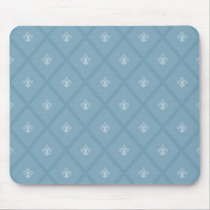 Fleur-de-lis pattern mouse pad