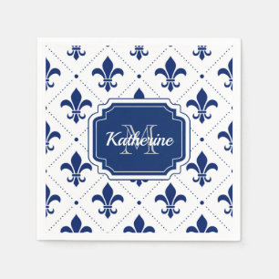 Fleur-de-lis Pattern Napkin