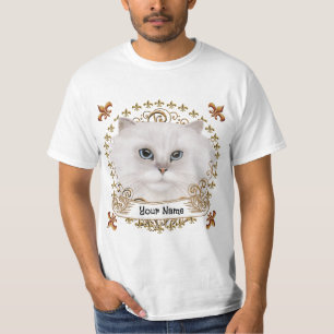 Fleur De Lis Persian Cat T-Shirt