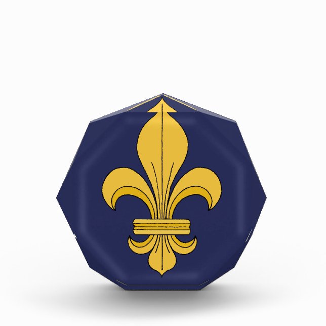 Fleur-de-lis Photo Block (Front)