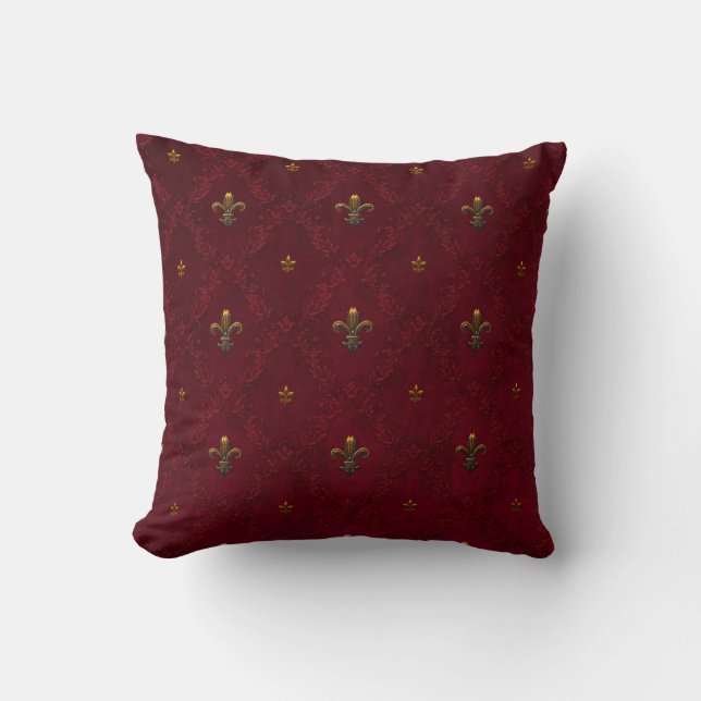 Fleur De Lis Pillow (Front)