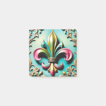 Fleur de lis Post-it Notes
