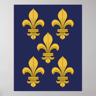 Fleur-de-lis Poster