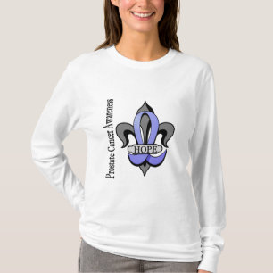 Fleur De Lis Prostate Cancer Hope T-Shirt