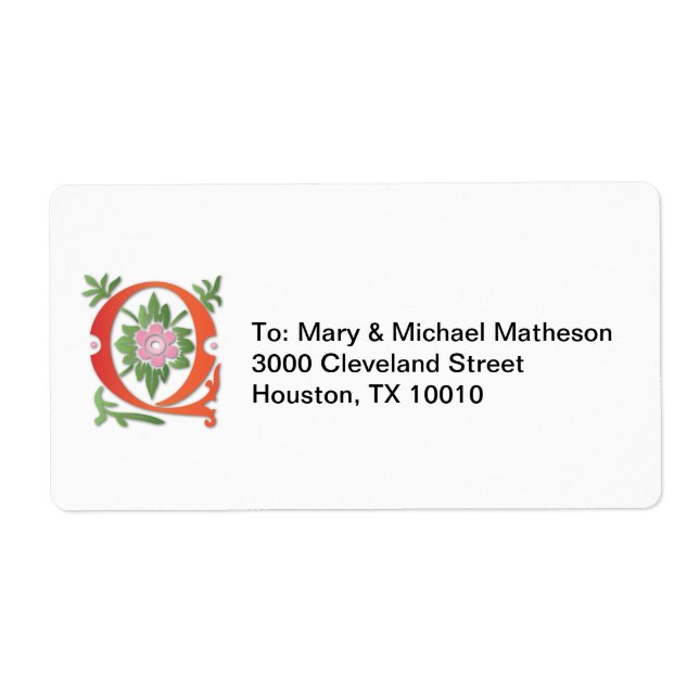 Fleur-de-lis Q Monogram (Front)