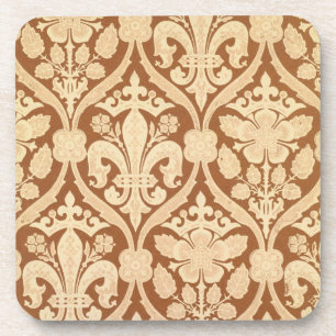 'Fleur-de-Lis', reproduction wallpaper designed by Coaster