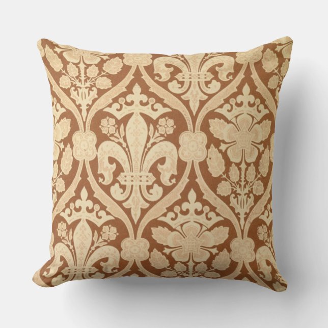 'Fleur-de-Lis', reproduction wallpaper designed by Cushion (Front)