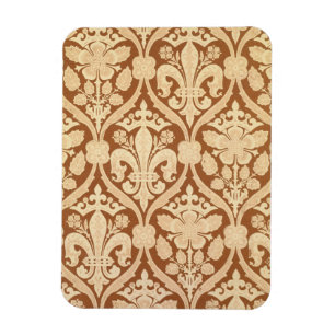 'Fleur-de-Lis', reproduction wallpaper designed by Magnet