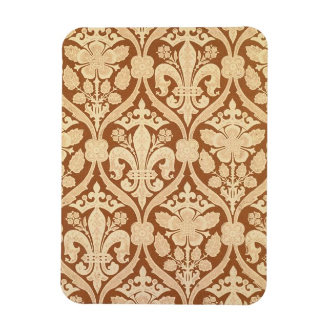 'Fleur-de-Lis', reproduction wallpaper designed by Magnet (Vertical)