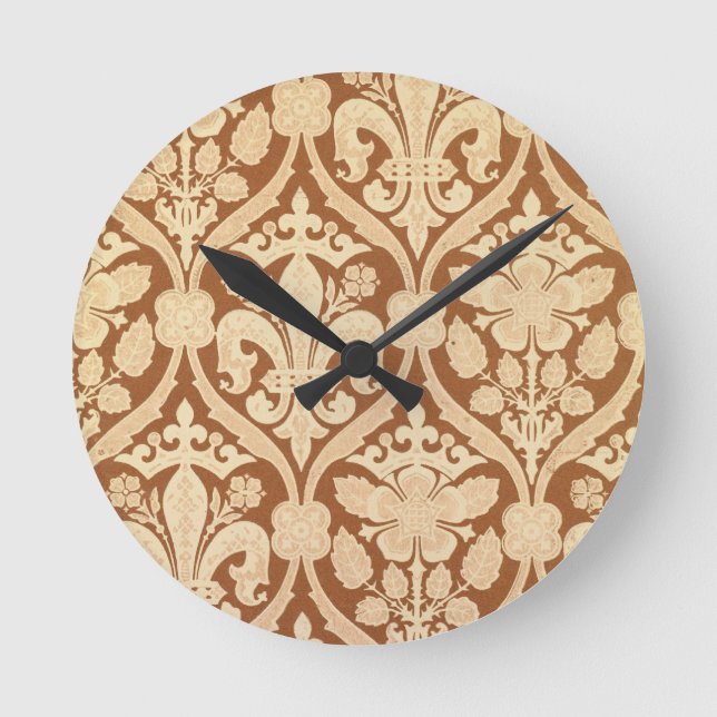 'Fleur-de-Lis', reproduction wallpaper designed by Round Clock (Front)