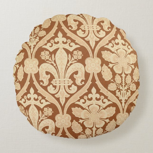 'Fleur-de-Lis', reproduction wallpaper designed by Round Cushion (Front)