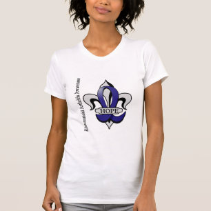 Fleur De Lis Rheumatoid Arthritis Hope T-Shirt