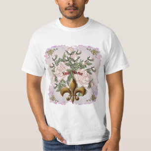 Fleur De Lis Rose T-Shirt