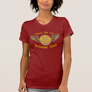 Fleur De Lis Scooter Club T-Shirt