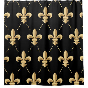 Fleur De Lis Shower Curtain