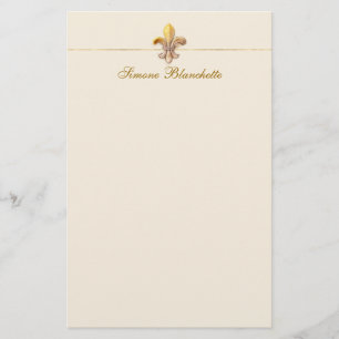 Fleur-de-lis Stationery