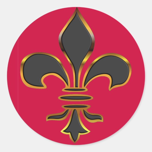 Fleur-de-lis Sticker (Front)