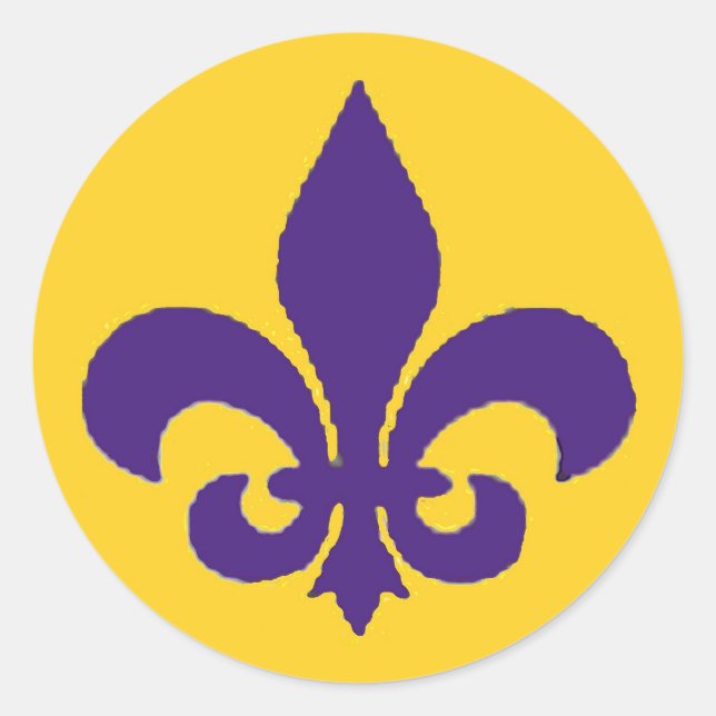 Fleur de Lis Stickers (Front)