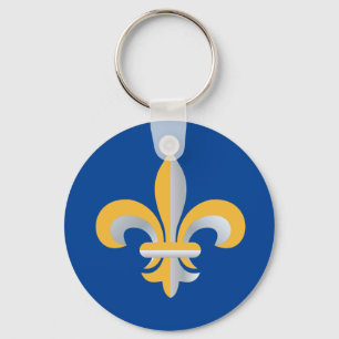 Fleur de Lis symbol Key Ring