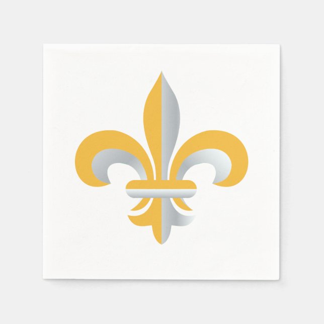 Fleur de Lis symbol Napkin (Front)