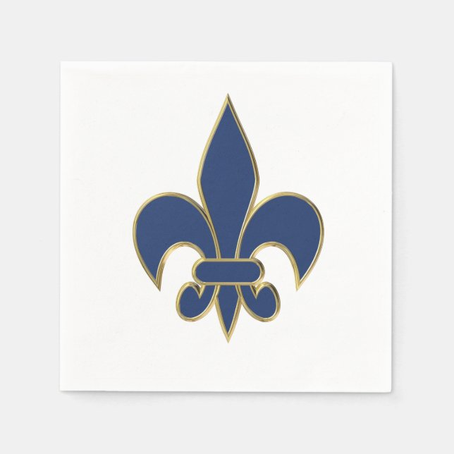 Fleur de Lis symbol Napkin (Front)