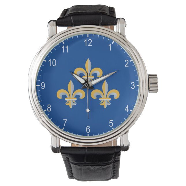 Fleur de Lis symbol Watch (Front)