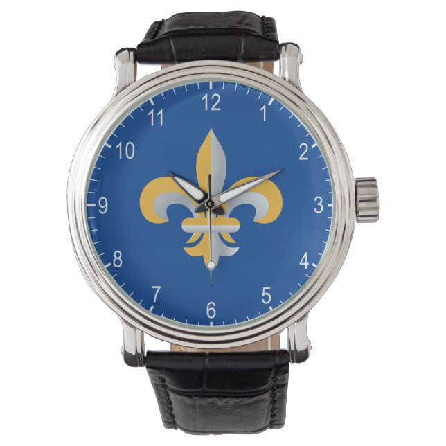 Fleur de Lis symbol Watch (Front)
