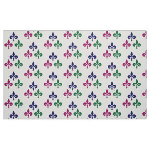 Fleur-de-lis symbols fabric