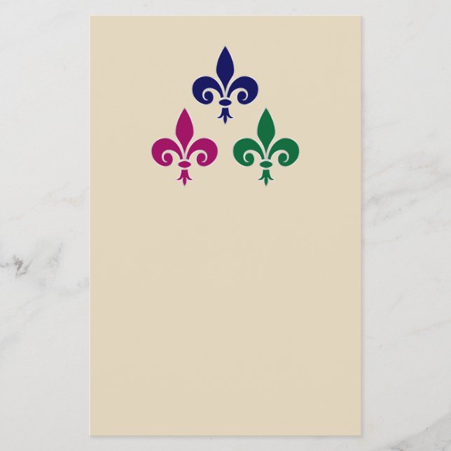 Fleur-de-lis symbols flyer (Front)