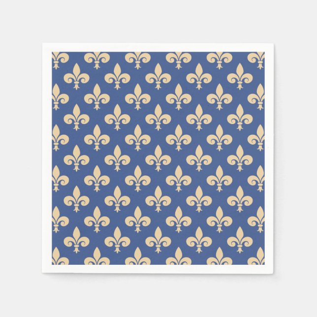 Fleur-de-lis symbols napkin (Front)