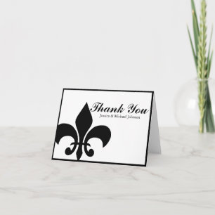 Fleur de Lis Thank You Card