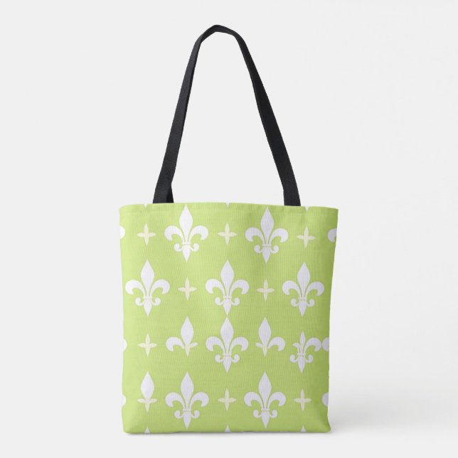 Fleur de Lis  Tote Bag (Back)