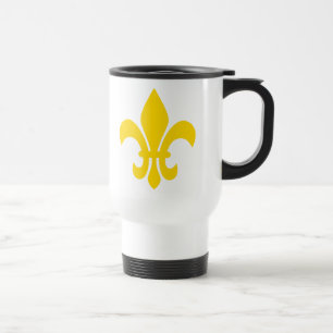 Fleur de Lis Travel Mug