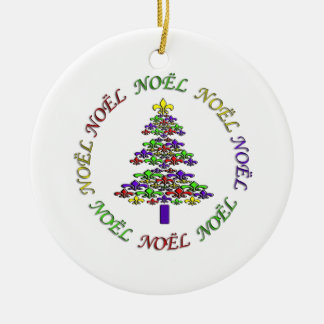Fleur de Lis Tree Noel Christmas Ornament